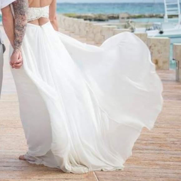 Strapless Wedding Dress - Picture 5 of 13